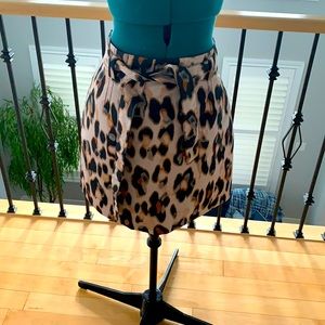 Red Valentino cheetah print skirt size 6